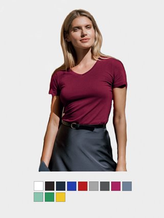 Koszulka damska FIT V-NECK